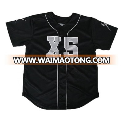 11 years full button down American pinestripe customize sublimation baseball jersey uniform