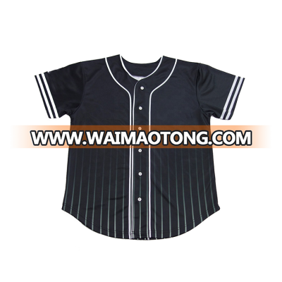 Best selling custom label American flag striped baseball jersey for men