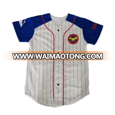 Best selling plain  baseball jersey for kids