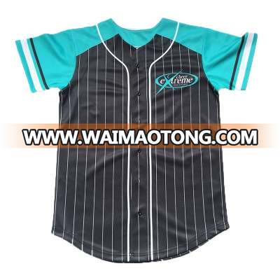 Wholesale custom plain baseball jersey with OEM